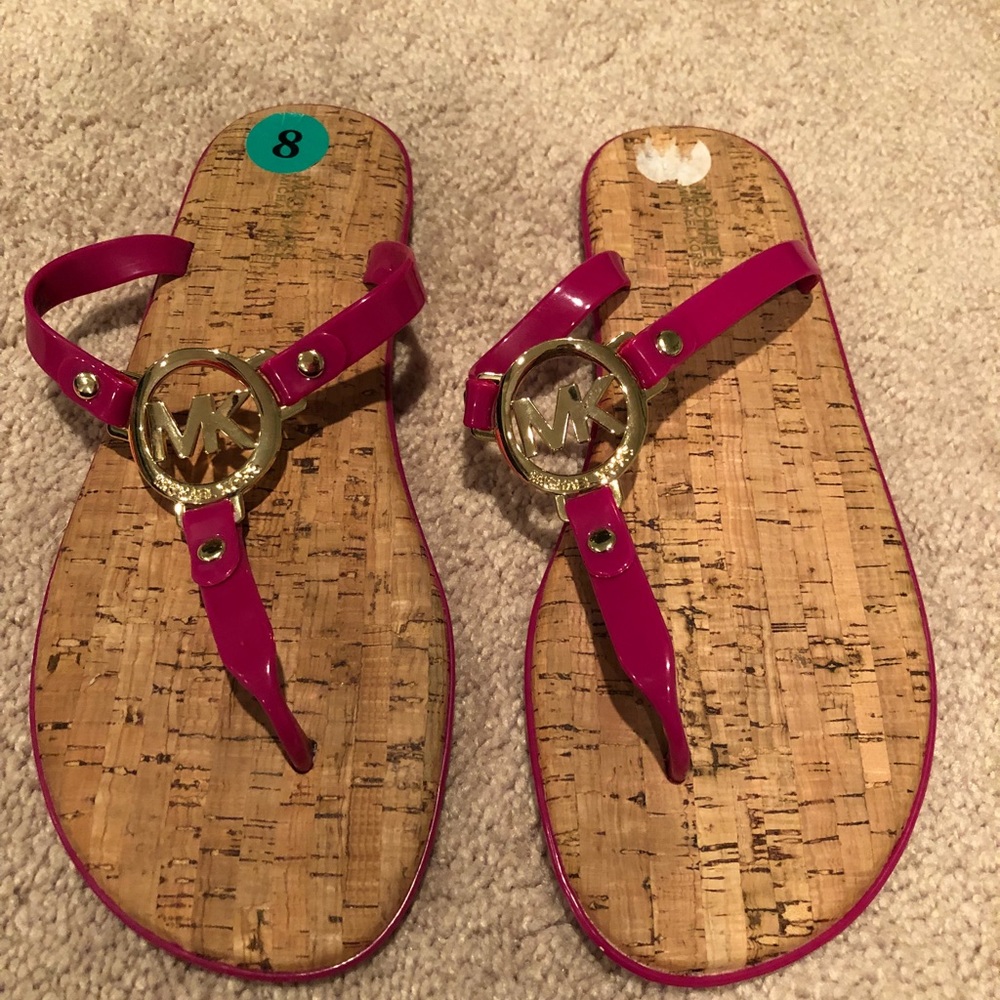 Michael Kors Hot Pink Sandals